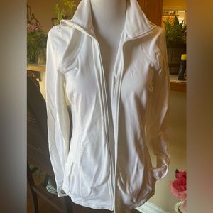 White Lucy Jacket Athletic bright white Sz Med